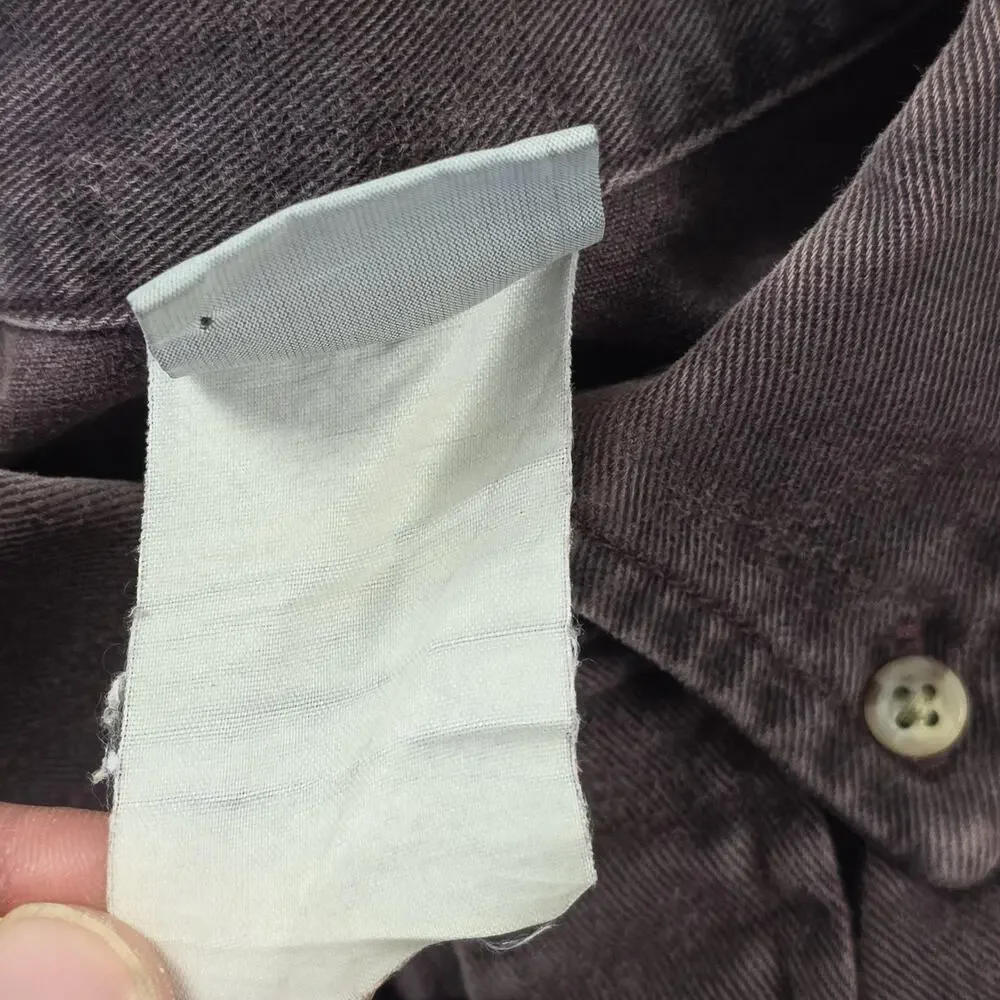 Carhartt‎ Shirt Mens Extra Large Purple Faded Button Down Workwear Double Pocket